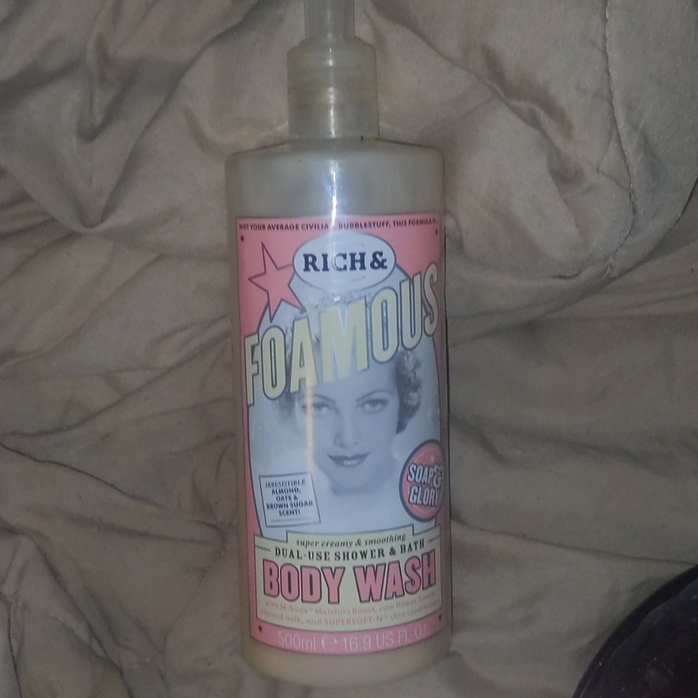 Rich and famous body wash